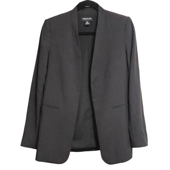Kenneth Cole New York Way To Work Open Front Vented Blazer Size Small - Picture 2 of 5